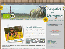 Tablet Screenshot of clausenfarms.de